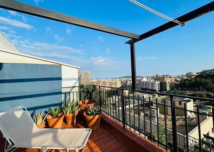 公寓 Amazing Views Terrace Gracia - Parc Gueell