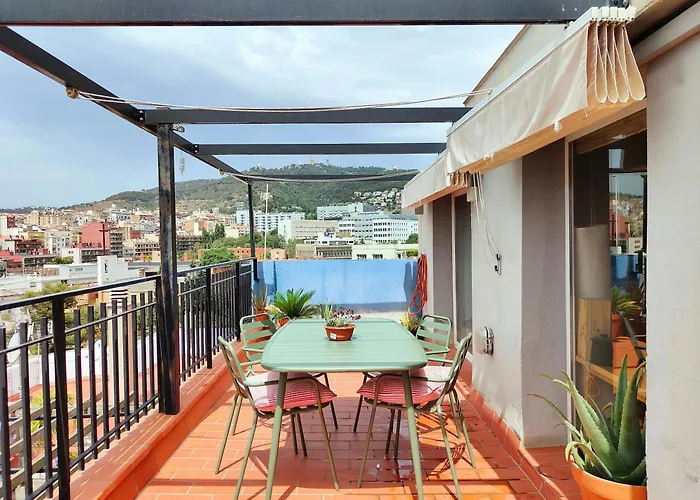 公寓 Amazing Views Terrace Gracia - Parc Gueell